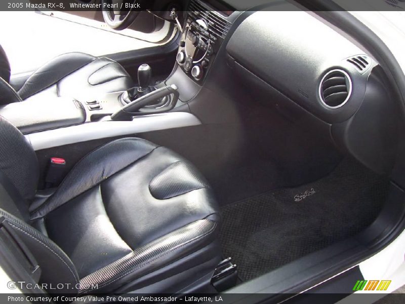 Whitewater Pearl / Black 2005 Mazda RX-8