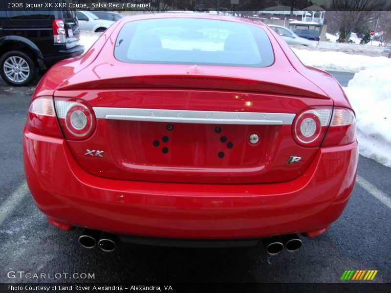 Salsa Red / Caramel 2008 Jaguar XK XKR Coupe