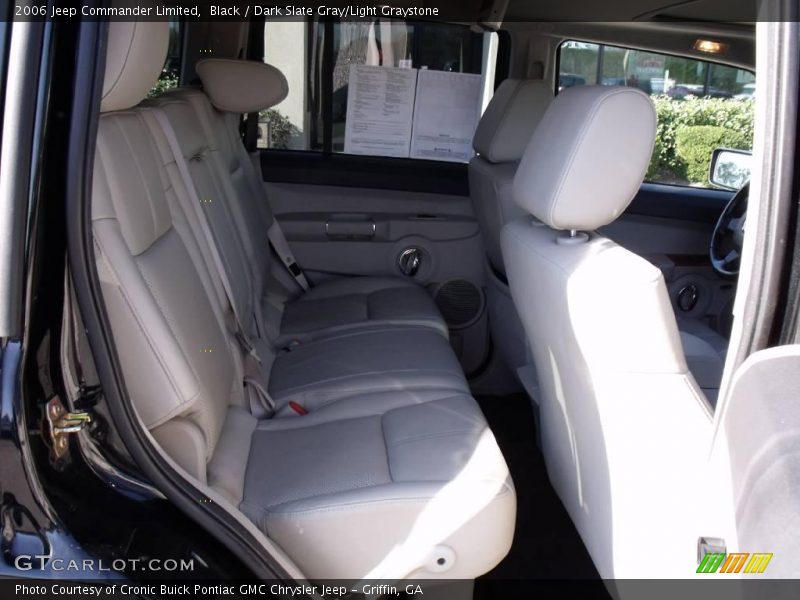 Black / Dark Slate Gray/Light Graystone 2006 Jeep Commander Limited