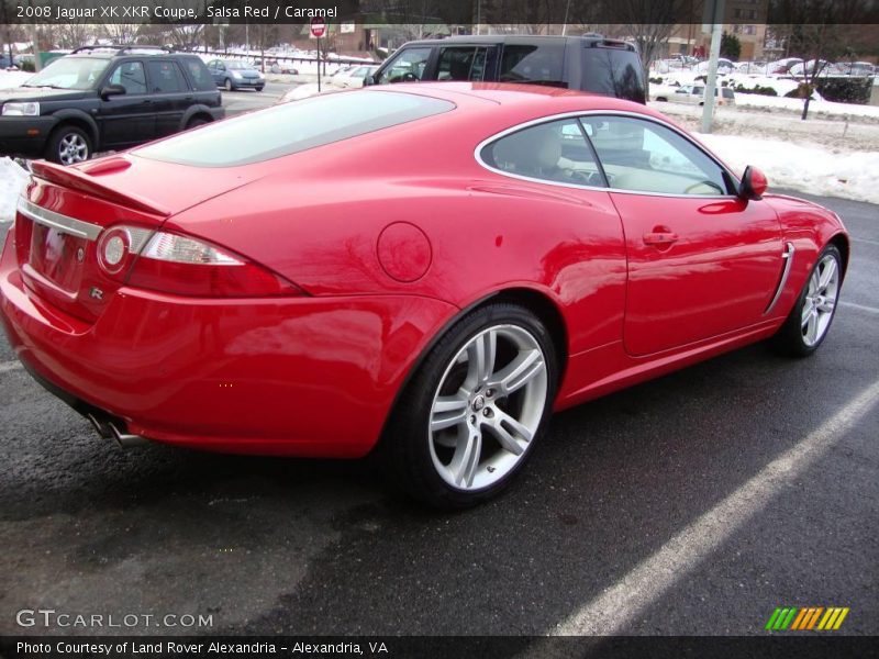 Salsa Red / Caramel 2008 Jaguar XK XKR Coupe