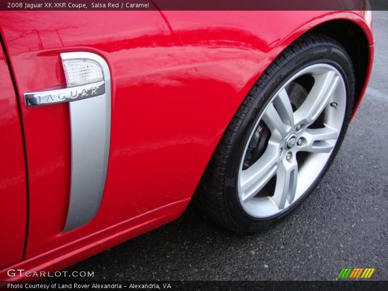 Salsa Red / Caramel 2008 Jaguar XK XKR Coupe