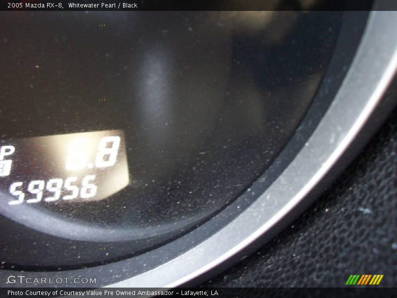 Whitewater Pearl / Black 2005 Mazda RX-8