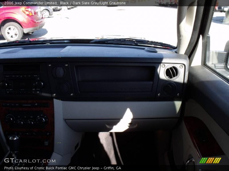Black / Dark Slate Gray/Light Graystone 2006 Jeep Commander Limited