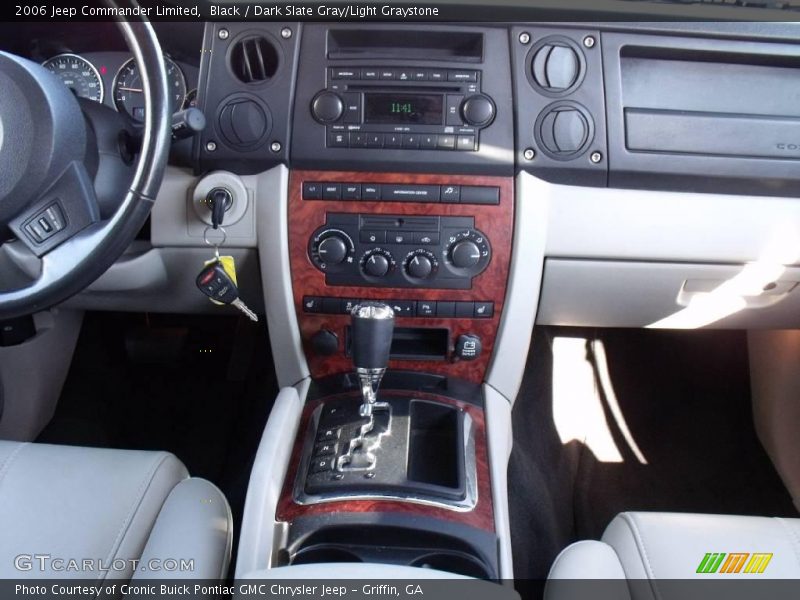 Black / Dark Slate Gray/Light Graystone 2006 Jeep Commander Limited