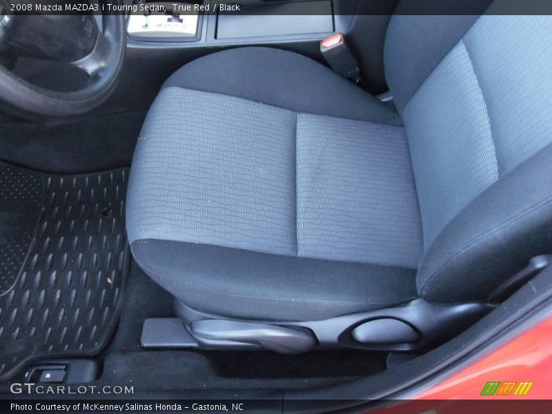 True Red / Black 2008 Mazda MAZDA3 i Touring Sedan