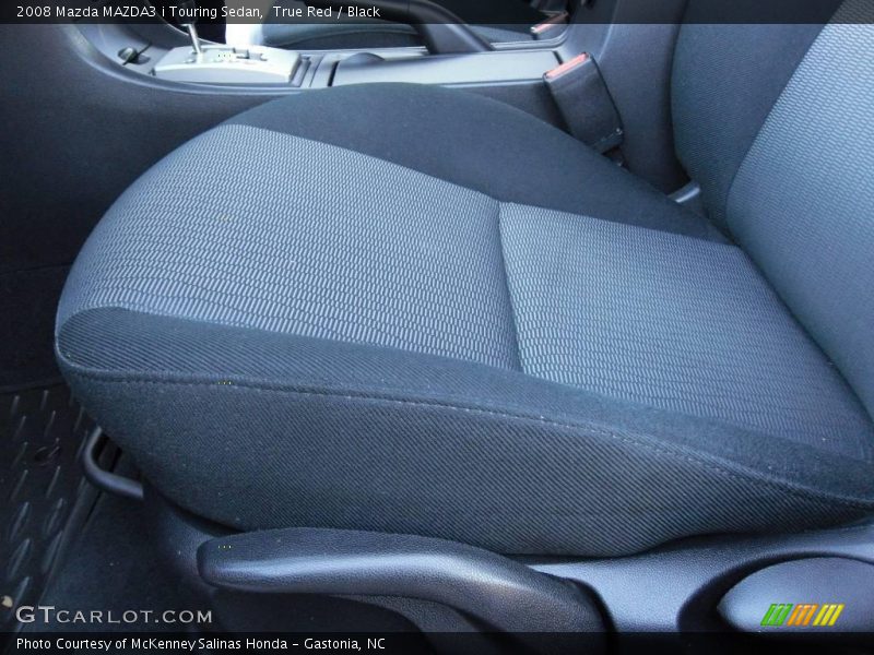 True Red / Black 2008 Mazda MAZDA3 i Touring Sedan