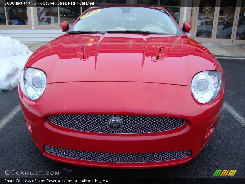 Salsa Red / Caramel 2008 Jaguar XK XKR Coupe