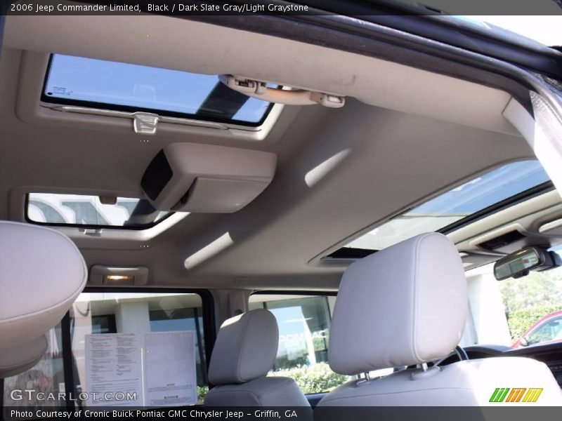Black / Dark Slate Gray/Light Graystone 2006 Jeep Commander Limited