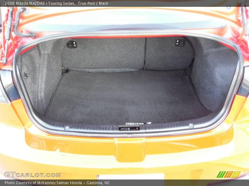 True Red / Black 2008 Mazda MAZDA3 i Touring Sedan