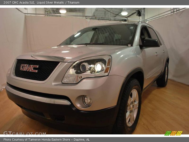 Liquid Silver Metallic / Titanium 2007 GMC Acadia SLE