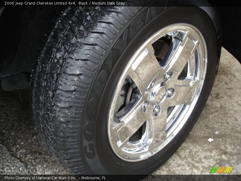 Black / Medium Slate Gray 2006 Jeep Grand Cherokee Limited 4x4