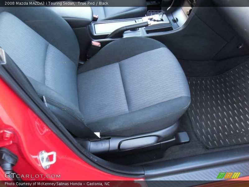 True Red / Black 2008 Mazda MAZDA3 i Touring Sedan