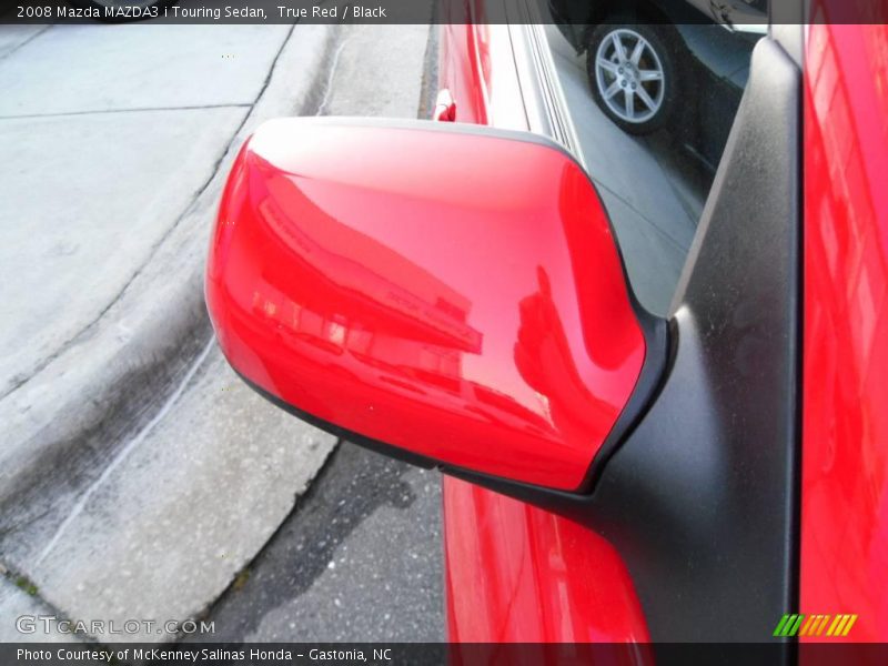 True Red / Black 2008 Mazda MAZDA3 i Touring Sedan
