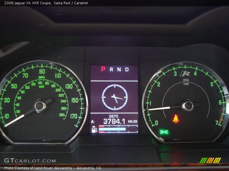 Salsa Red / Caramel 2008 Jaguar XK XKR Coupe