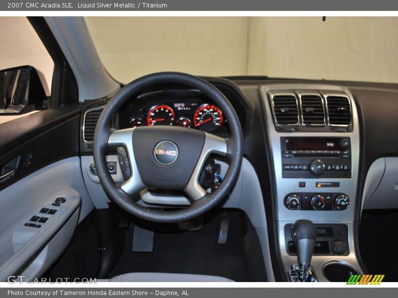 Liquid Silver Metallic / Titanium 2007 GMC Acadia SLE