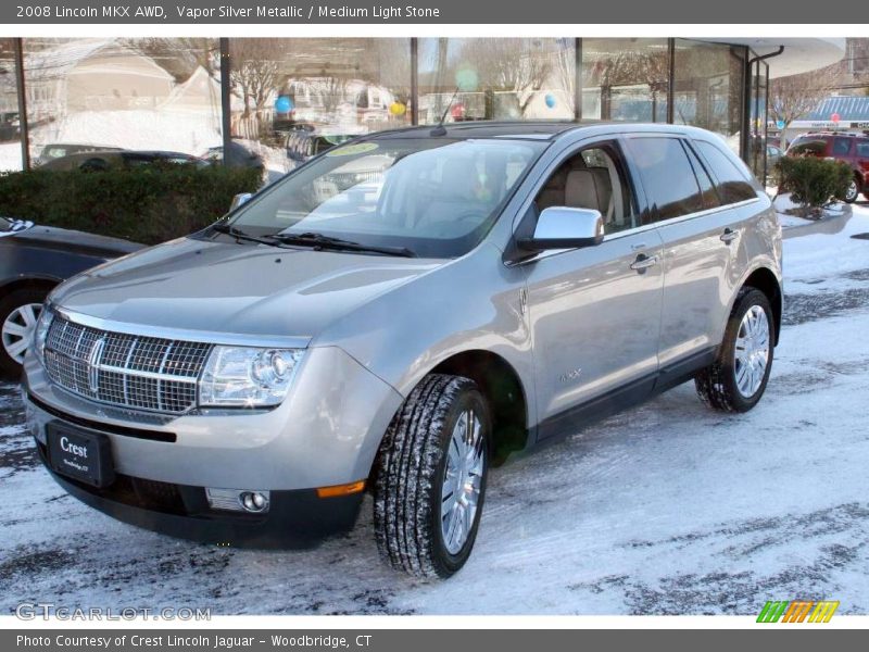 Vapor Silver Metallic / Medium Light Stone 2008 Lincoln MKX AWD