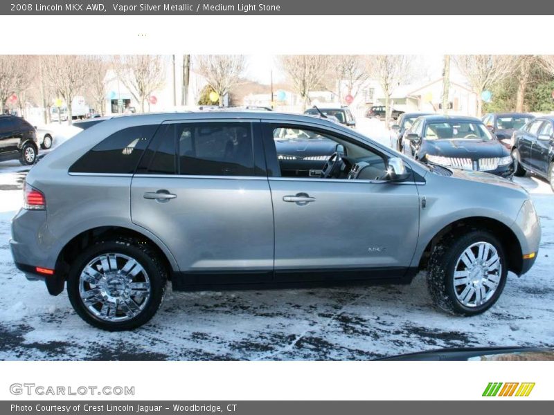 Vapor Silver Metallic / Medium Light Stone 2008 Lincoln MKX AWD
