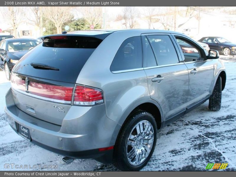 Vapor Silver Metallic / Medium Light Stone 2008 Lincoln MKX AWD