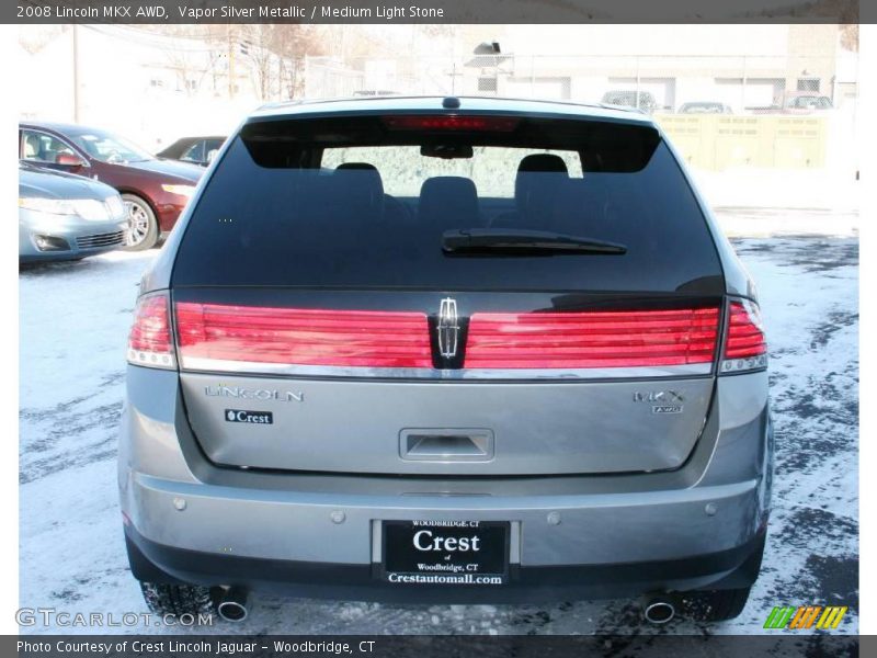 Vapor Silver Metallic / Medium Light Stone 2008 Lincoln MKX AWD