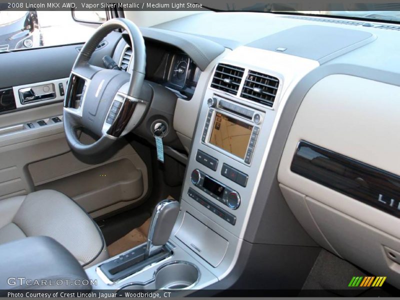 Vapor Silver Metallic / Medium Light Stone 2008 Lincoln MKX AWD