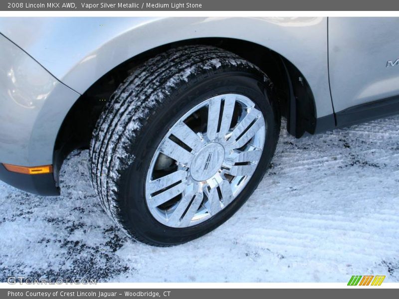 Vapor Silver Metallic / Medium Light Stone 2008 Lincoln MKX AWD