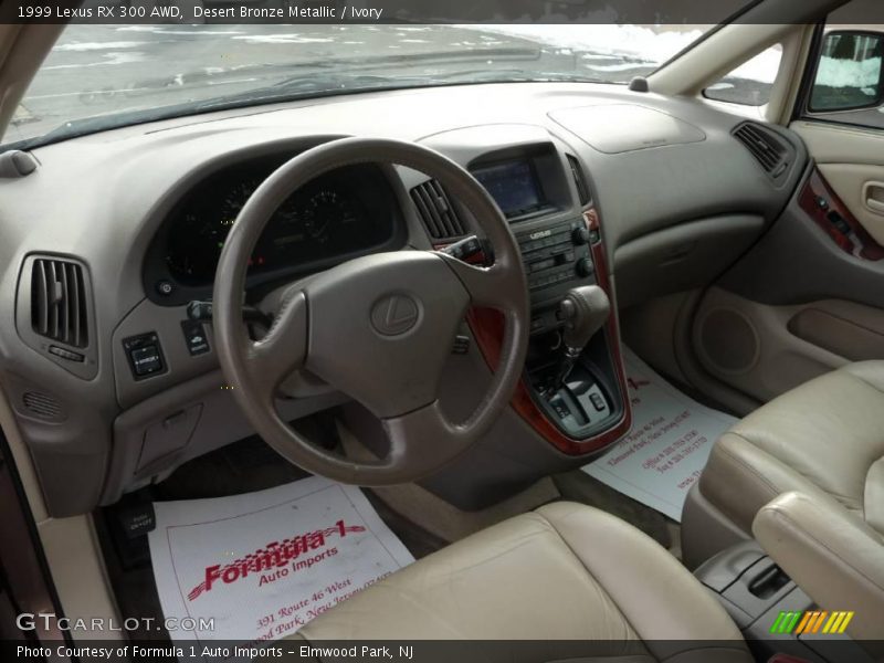 Desert Bronze Metallic / Ivory 1999 Lexus RX 300 AWD
