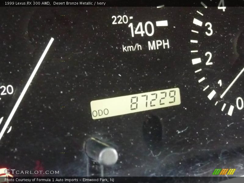 Desert Bronze Metallic / Ivory 1999 Lexus RX 300 AWD