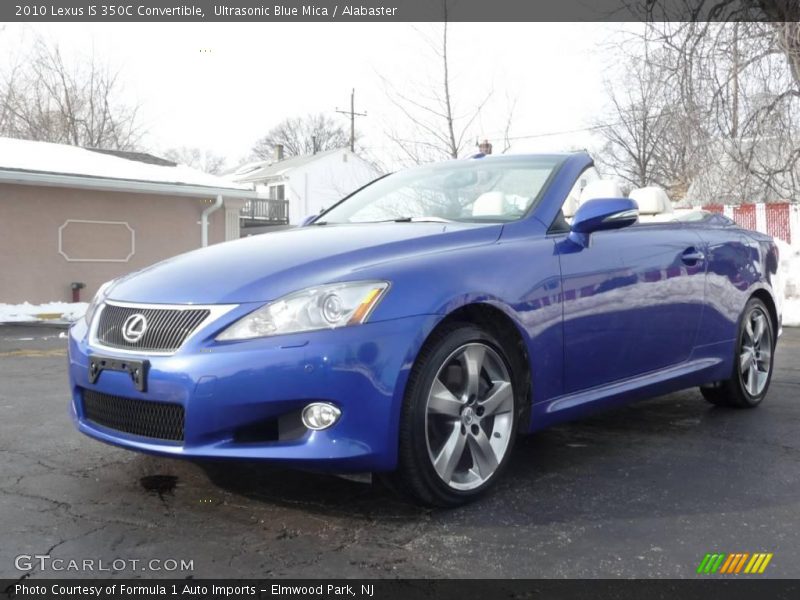 Ultrasonic Blue Mica / Alabaster 2010 Lexus IS 350C Convertible