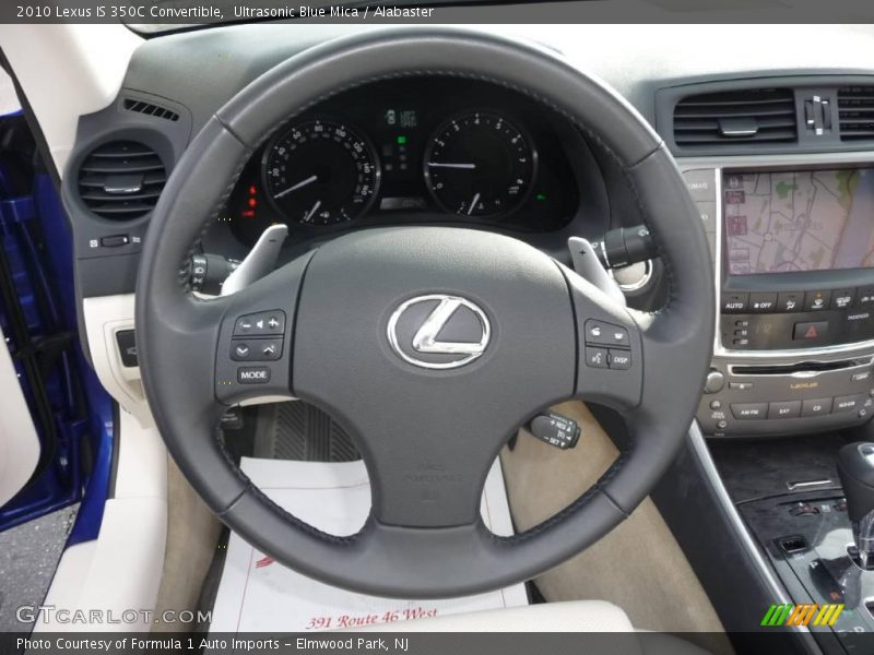Ultrasonic Blue Mica / Alabaster 2010 Lexus IS 350C Convertible