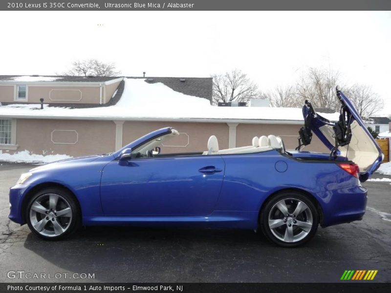 Ultrasonic Blue Mica / Alabaster 2010 Lexus IS 350C Convertible