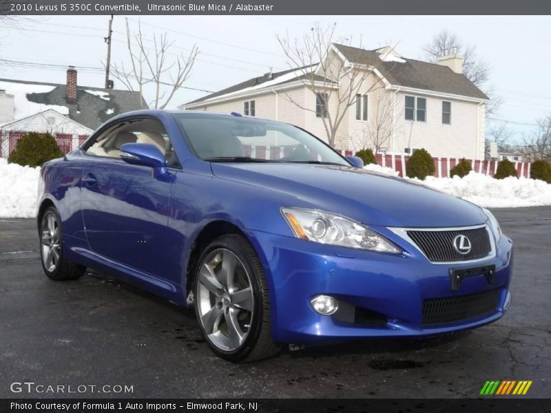 Ultrasonic Blue Mica / Alabaster 2010 Lexus IS 350C Convertible