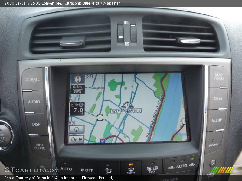 Ultrasonic Blue Mica / Alabaster 2010 Lexus IS 350C Convertible