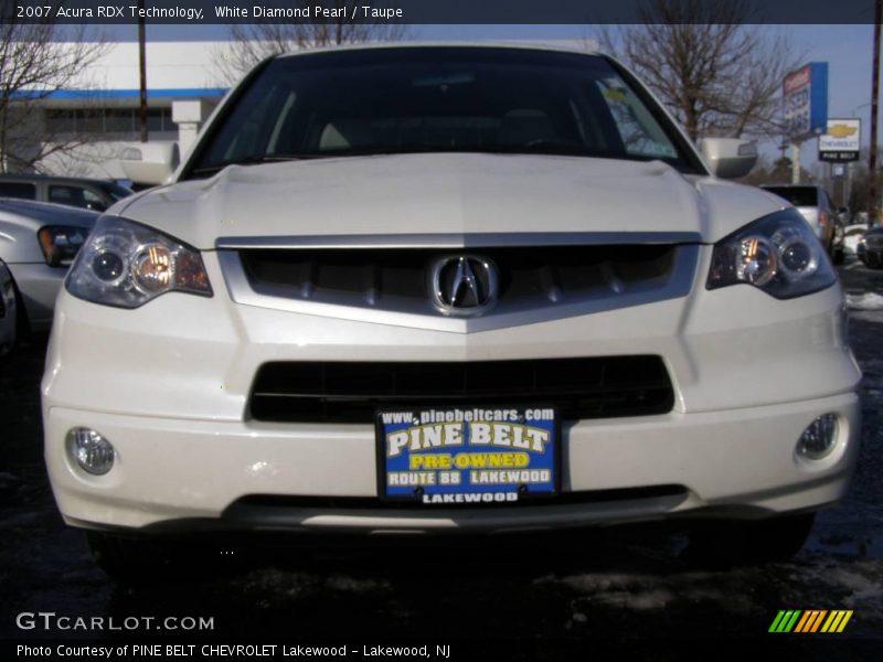 White Diamond Pearl / Taupe 2007 Acura RDX Technology