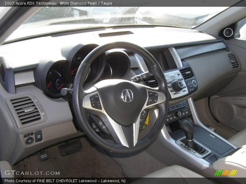 White Diamond Pearl / Taupe 2007 Acura RDX Technology