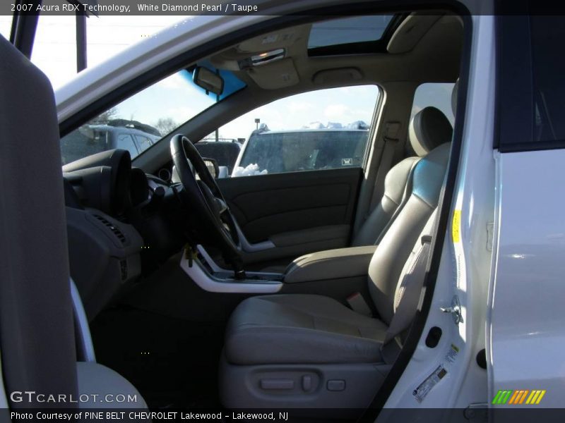 White Diamond Pearl / Taupe 2007 Acura RDX Technology