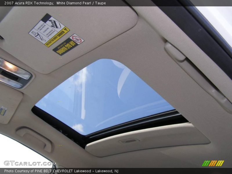 White Diamond Pearl / Taupe 2007 Acura RDX Technology