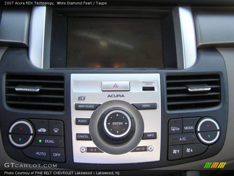 White Diamond Pearl / Taupe 2007 Acura RDX Technology