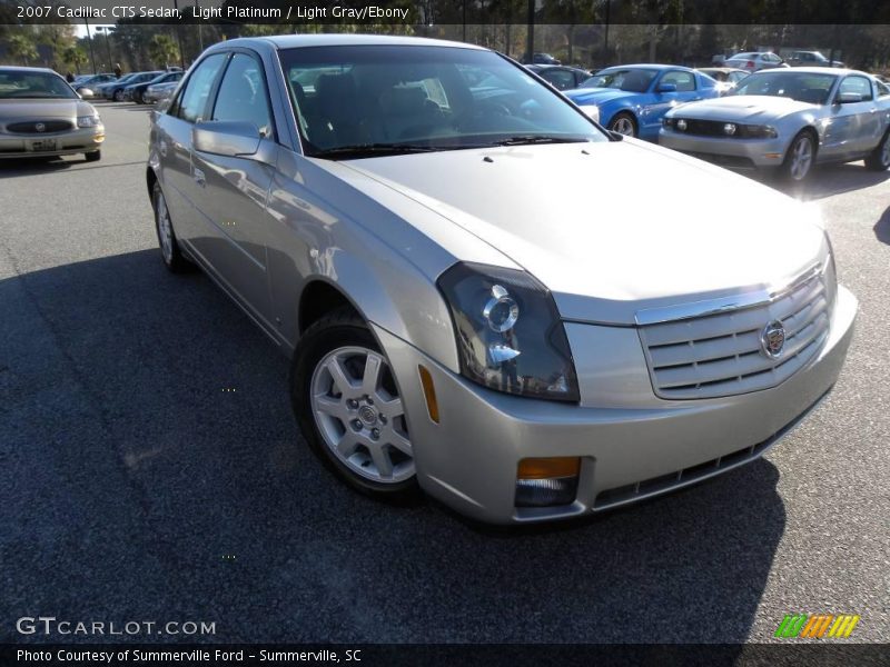 Light Platinum / Light Gray/Ebony 2007 Cadillac CTS Sedan