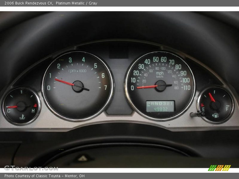 Platinum Metallic / Gray 2006 Buick Rendezvous CX