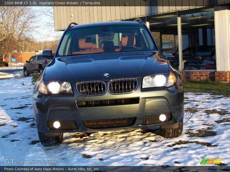 Highland Green Metallic / Terracotta 2006 BMW X3 3.0i