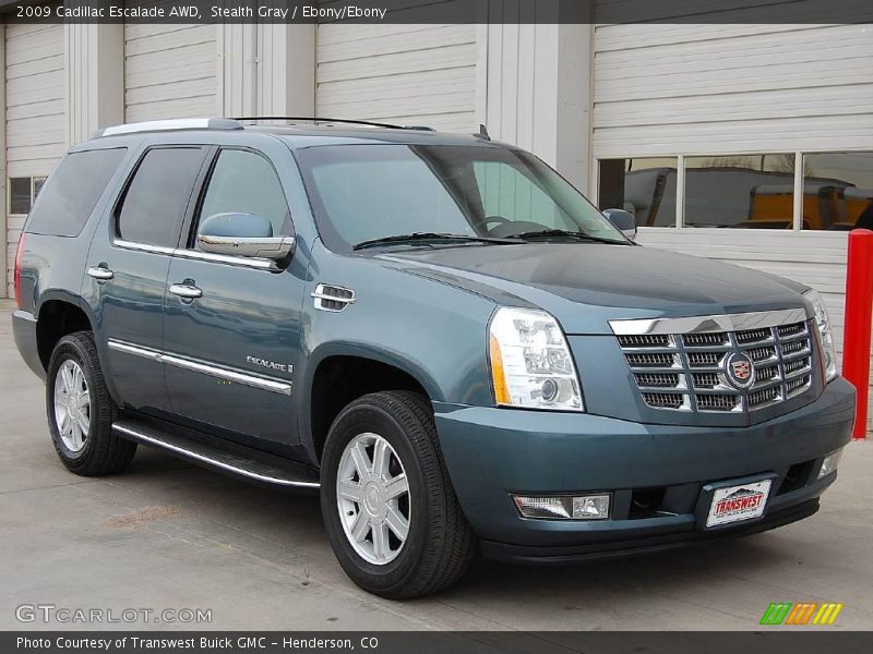 Stealth Gray / Ebony/Ebony 2009 Cadillac Escalade AWD