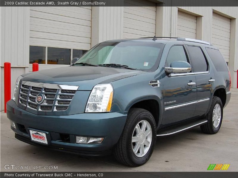 Stealth Gray / Ebony/Ebony 2009 Cadillac Escalade AWD