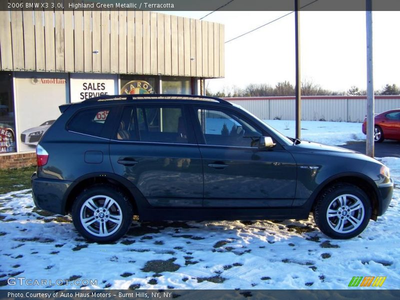 Highland Green Metallic / Terracotta 2006 BMW X3 3.0i