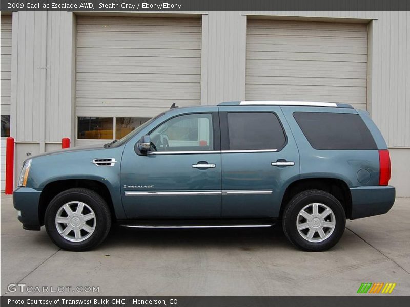 Stealth Gray / Ebony/Ebony 2009 Cadillac Escalade AWD