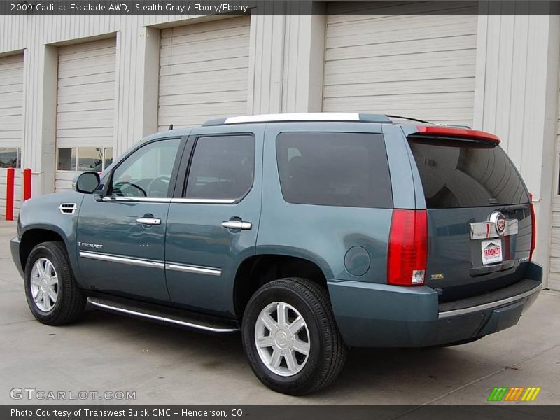 Stealth Gray / Ebony/Ebony 2009 Cadillac Escalade AWD