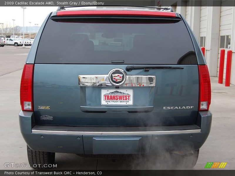 Stealth Gray / Ebony/Ebony 2009 Cadillac Escalade AWD