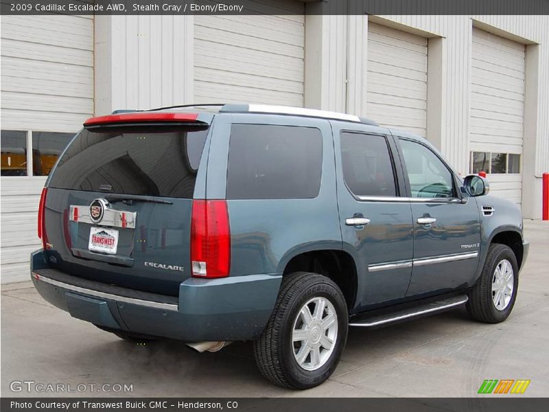 Stealth Gray / Ebony/Ebony 2009 Cadillac Escalade AWD