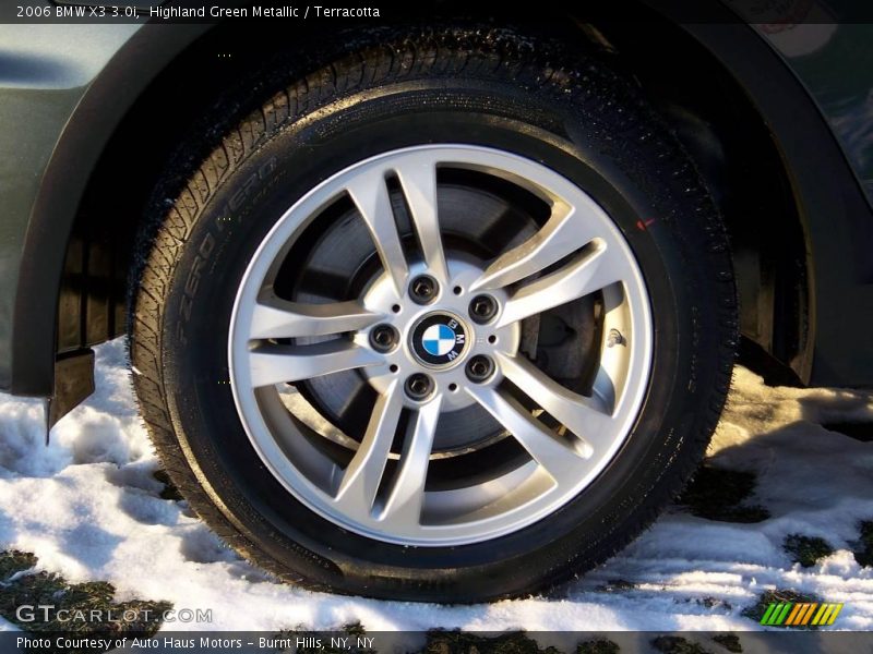 Highland Green Metallic / Terracotta 2006 BMW X3 3.0i