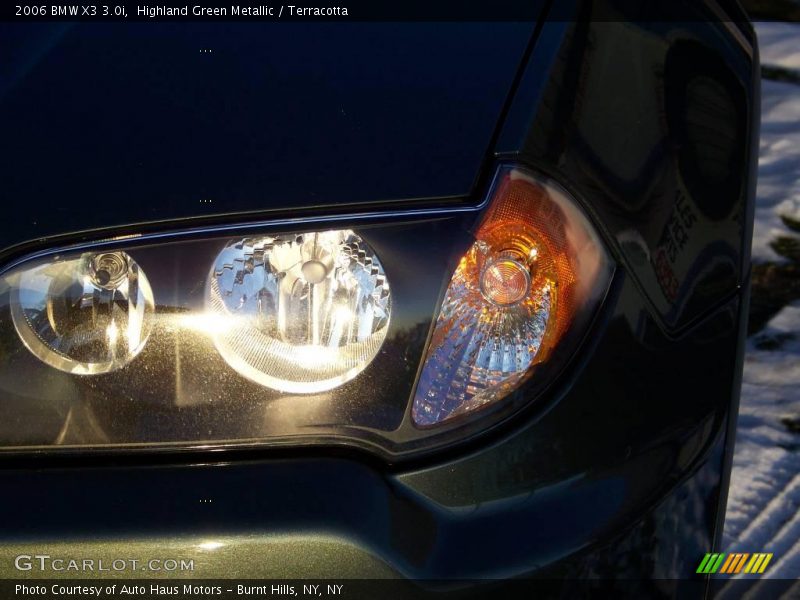 Highland Green Metallic / Terracotta 2006 BMW X3 3.0i