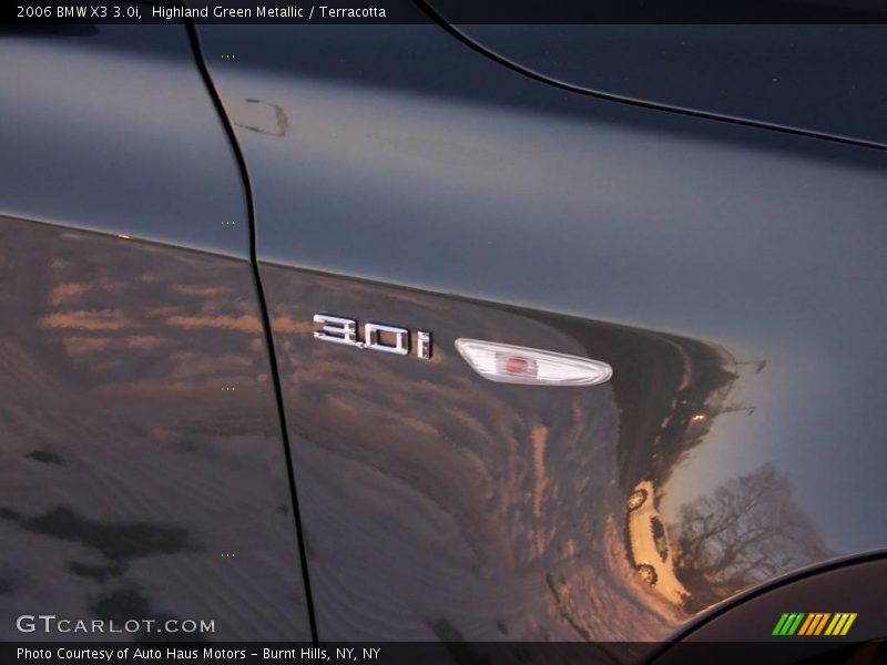 Highland Green Metallic / Terracotta 2006 BMW X3 3.0i
